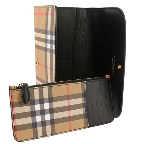 burberry double zip wallet|Burberry outlet wallet.